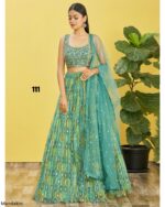Beautiful Party Wear Embroidery Semi Stitched Different Colours Of Lehenga Choli For Women's By Ethnicrang
