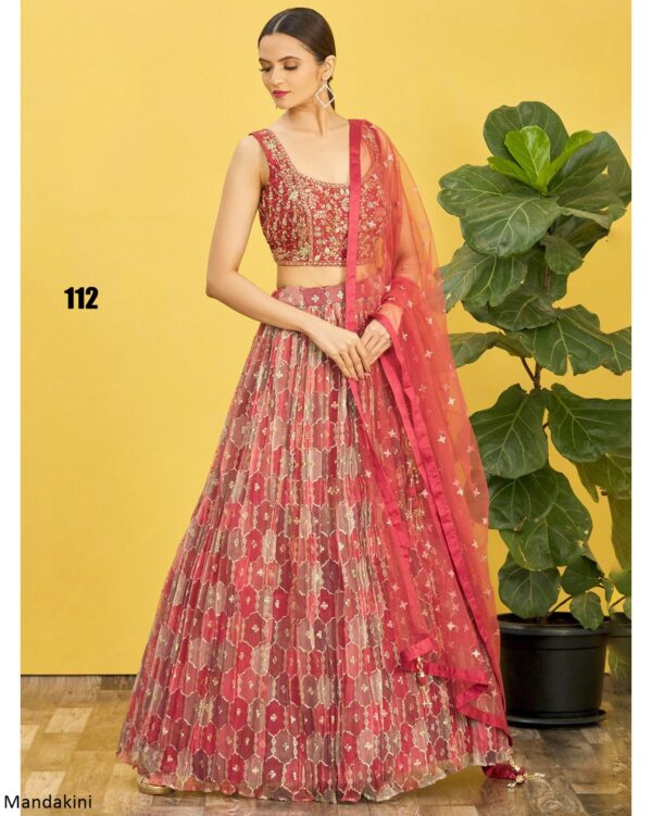 Beautiful Party Wear Embroidery Semi Stitched Different Colours Of Lehenga Choli For Women's By Ethnicrang