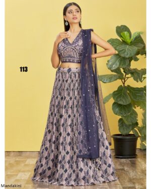 Beautiful Party Wear Embroidery Semi Stitched Different Colours Of Lehenga Choli For Women's By Ethnicrang