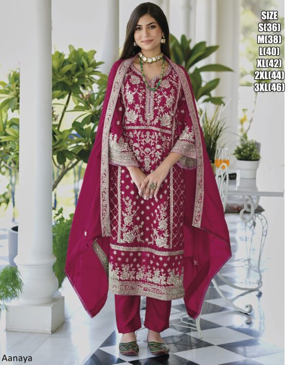 Beautiful Pakistani Designer Readymade Salwar Kameez And Dupatta To Wear In Festivals And Weddings