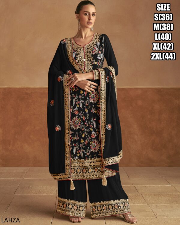 Real Chinon Salwar Kameez - This Dazzling Embroidered Outfits Can Wear For Your Any Occasions