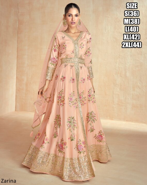 Your Glamourous Choice With Our Captivating Collection Of Designer Silk Gowns