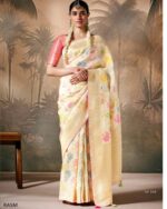 Designer Munga Silk Un-Stitch Ethnic Wear Saree With Blouse For Any Special Occasions