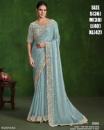 New Arrivals Party Wear Designer Ready To Wear Saree With Blouse