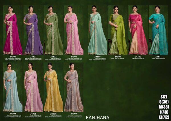 New Arrivals Party Wear Designer Ready To Wear Saree With Blouse