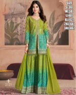 Premium Feel Chinon Bandhani Printed Salwar Kameez Suits Are Available In Various Colours