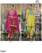 This Salwar Kameez Is A Dhoti, Short Tunic And Dupatta Paired With The Beautiful Punjabi Look