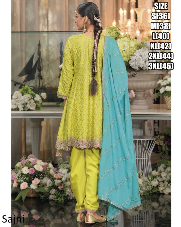 This Salwar Kameez Is A Dhoti, Short Tunic And Dupatta Paired With The Beautiful Punjabi Look