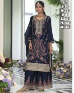 We Have A Wedding Wear Heavy Embroidery Indian & Pakistani Chinon Salwar Kameez Suits Collections