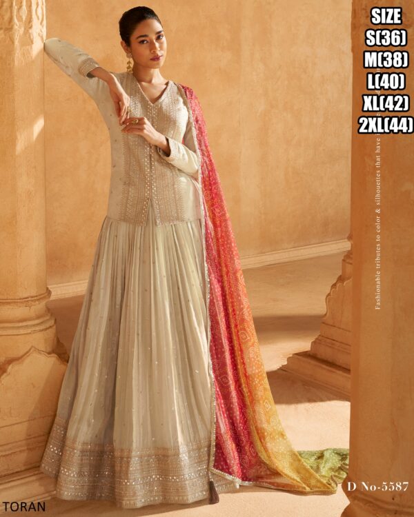 Our Latest Designer Embroidered Ready To Wear Wedding Lehenga Choli Sets