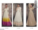 Heavy Look Stylish Embroidered Lucknavi Gowns For Elegant Party And Weddings