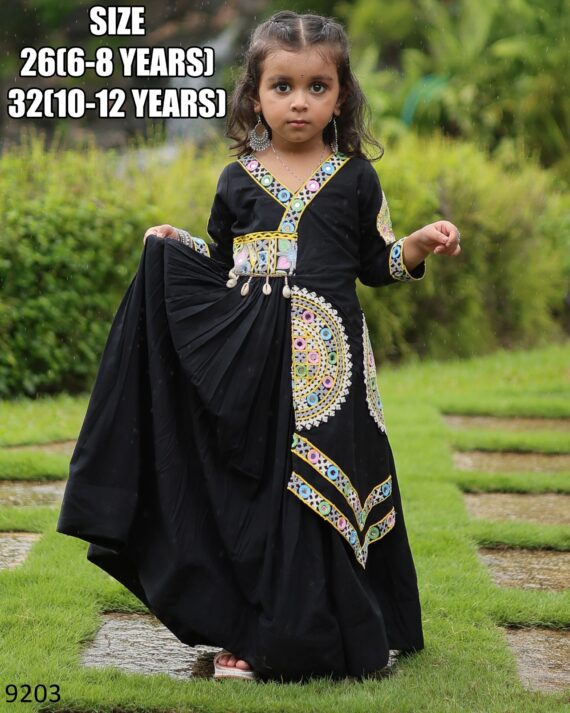 Buy Stuning Designer Flared Rayon Gown For Mom And Daughter Navratri Collections 2024