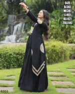 Buy Stuning Designer Flared Rayon Gown For Mom And Daughter Navratri Collections 2024