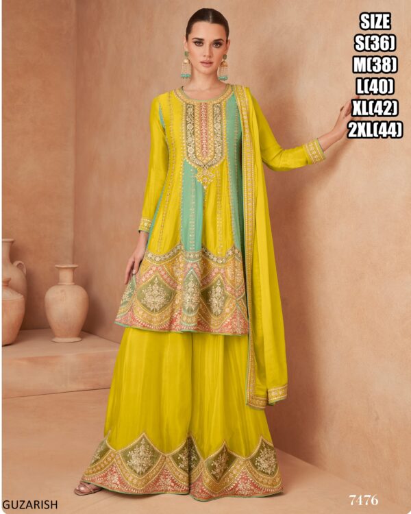 Intricate Embroidery Party Wear Chinon Salwar Kameez Suits In Our New Collection 2024