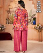 Ready To Wear Latest Women's Digital Print And Foil Print Work Navratri Plazo Dresses