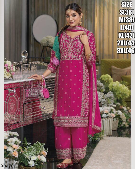 New Launching Heavy Plazo Suit With Dupatta In Indian Wedding Latest Collection