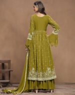 Modern Designer Glamorous Faux Georgette Classic Combination Salwar Kameez Set