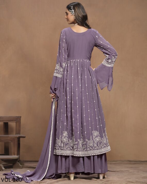 Modern Designer Glamorous Faux Georgette Classic Combination Salwar Kameez Set