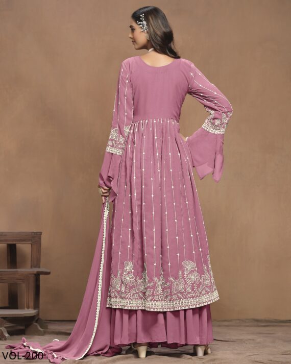 Modern Designer Glamorous Faux Georgette Classic Combination Salwar Kameez Set