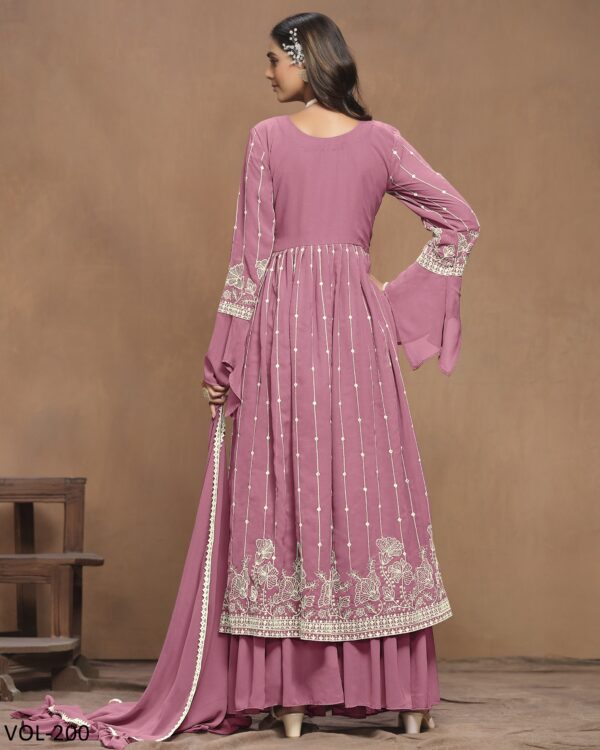 Modern Designer Glamorous Faux Georgette Classic Combination Salwar Kameez Set