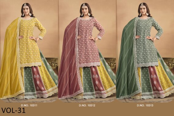 Exclusive Designer Kurti Style Top With Multi Coloured Lehenga Design For Weddings