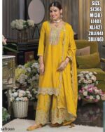 Latest Collection Of Indian Readymade Chinon Salwar Kameez (Plazo Suit)