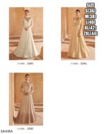 Launching New Designer Full Heavy Look Chikankari Embroidered Gown Dresses And Dupatta
