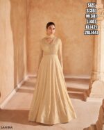 Launching New Designer Full Heavy Look Chikankari Embroidered Gown Dresses And Dupatta