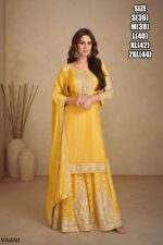 Shop Designer Chinon Plazo Suits For Women Online With Traditional Yet Modern Designs At Ethnicrang
