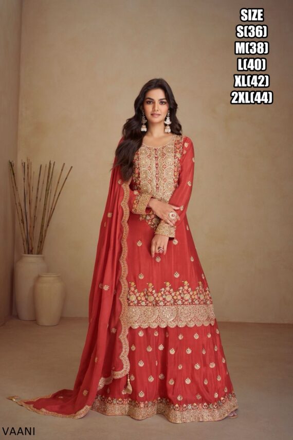 Shop Designer Chinon Plazo Suits For Women Online With Traditional Yet Modern Designs At Ethnicrang