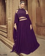 Presenting Weddingwear Embroidery With Hand Work Semi Stitched Lehenga Choli Collection 2024