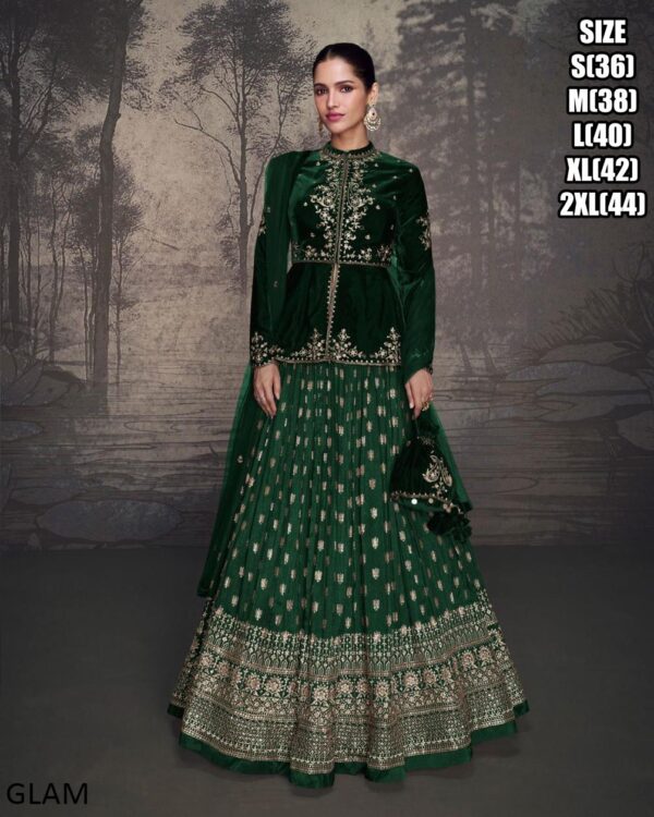 Launching Our New Designer Party Wear Look Embroidered Top-Lehenga And Dupatta