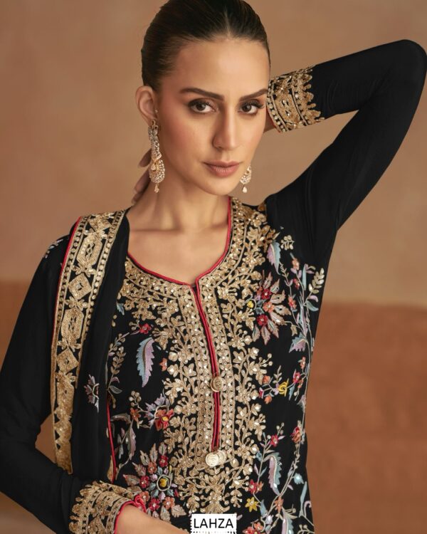 Real Chinon Salwar Kameez - This Dazzling Embroidered Outfits Can Wear For Your Any Occasions