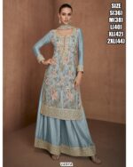 Buy Latest And Beautiful Collection Of Chinon Salwar Kameez (Plazo Suit)