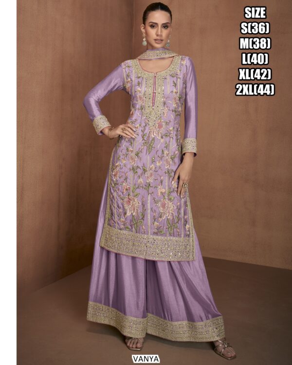 Buy Latest And Beautiful Collection Of Chinon Salwar Kameez (Plazo Suit)