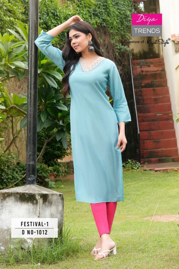 Our Latest Collection Of Women's Kurtis In Simple Look With Your Everyday Wear Choice