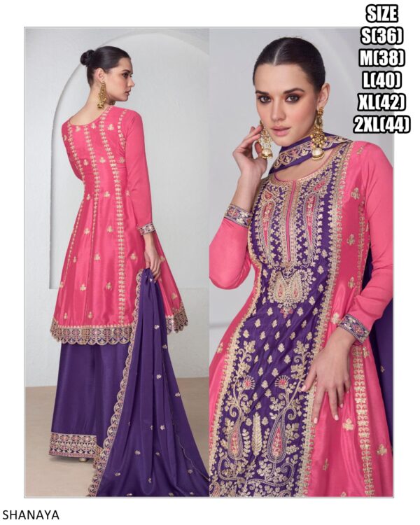 A Beautiful Outfit For Wedding Is An Embroidered Anarkali Salwar Kameez For Women
