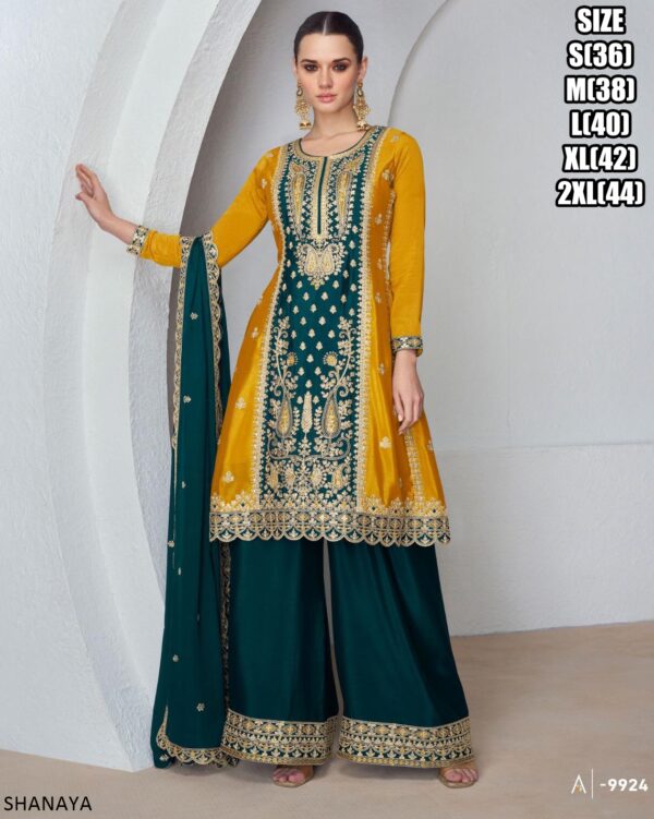 A Beautiful Outfit For Wedding Is An Embroidered Anarkali Salwar Kameez For Women