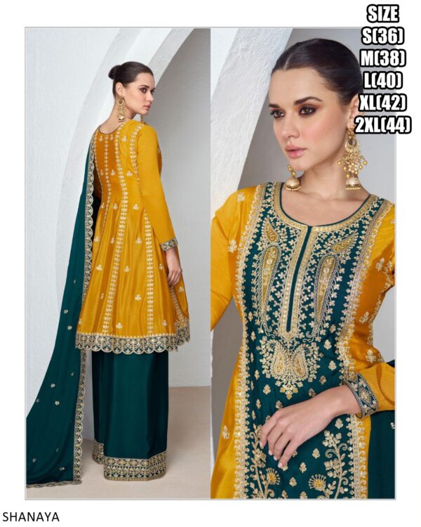 A Beautiful Outfit For Wedding Is An Embroidered Anarkali Salwar Kameez For Women