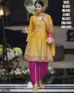 Ready To Wear Latest Designer Party Wear Outfits Kurta, Dhoti Salwar And Dupatta