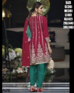 Ready To Wear Latest Designer Party Wear Outfits Kurta, Dhoti Salwar And Dupatta