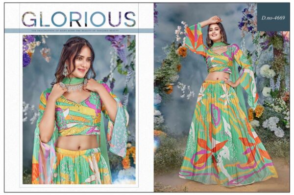 This Stunning Stitched And Beautifully Crafted Blouse, Flowy Lehenga With Dupatta For Elegant Parties