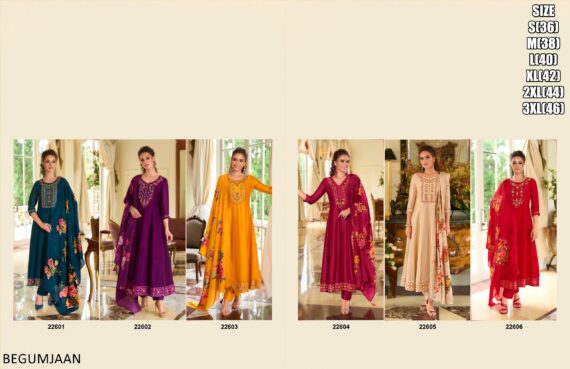 Launching Cool, Comfortable And Attractive Vichitra Silk Kurti Set Which Is Beautifully Decorated With Hand Work