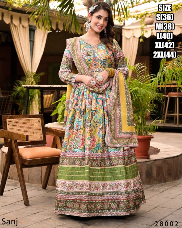 The Finest Collection Of Women's Party Wear Designer Ethnic Gown Dresses 2024