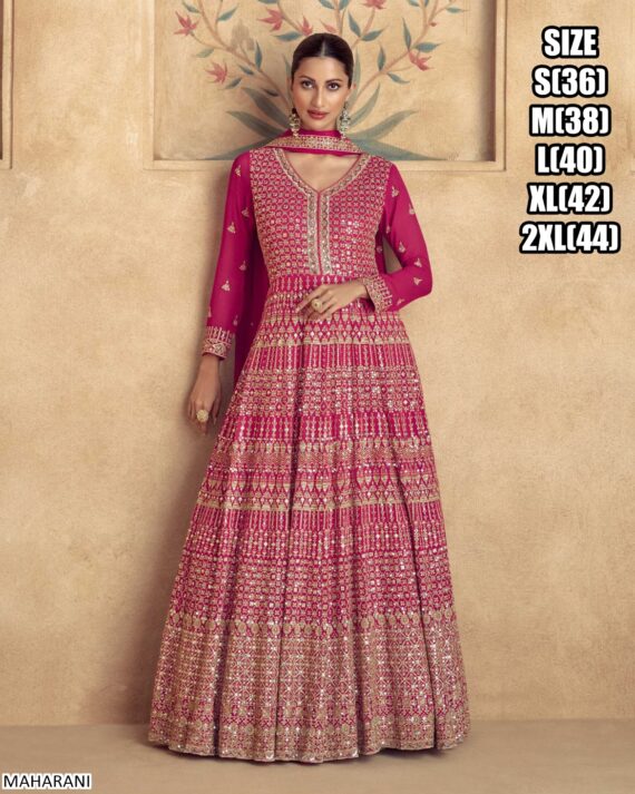 These Wonderful Thread Embroidery Designer Gowns Are Ready To Wear In A Various Occasions