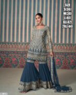 Celebrating Traditions And Style With Festive Wear Our Three Piece Readymade Georgette Sharara Suits