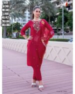 If You Are Looking For Something Comfortable As Well As Beautiful Then This Elegant Viscose Kurti Pant Pairs