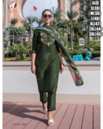 If You Are Looking For Something Comfortable As Well As Beautiful Then This Elegant Viscose Kurti Pant Pairs