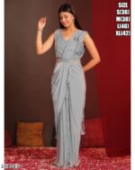 Glam Up In Minutes With Ethnicrang's Stunning Ready To Wear Saree With Blouse (One Minute Sarees)