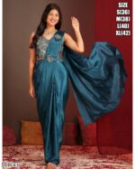 Glam Up In Minutes With Ethnicrang's Stunning Ready To Wear Saree With Blouse (One Minute Sarees)